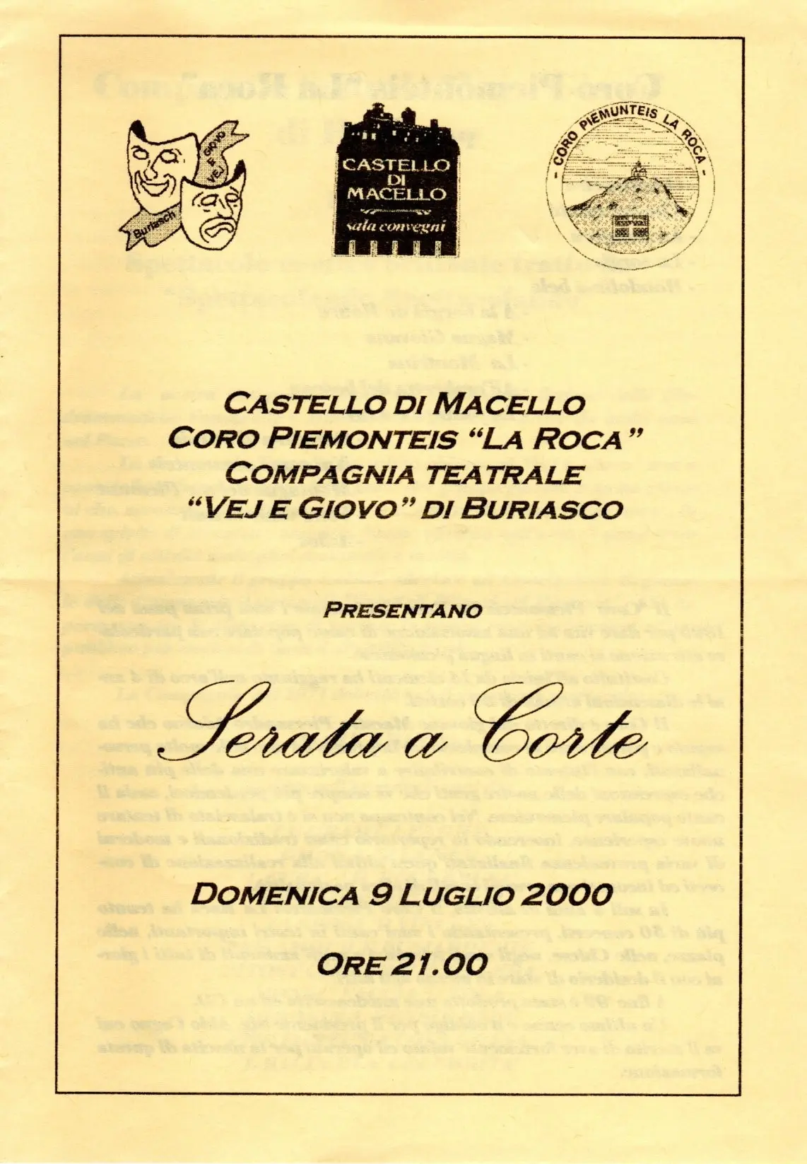 Serata a Corte